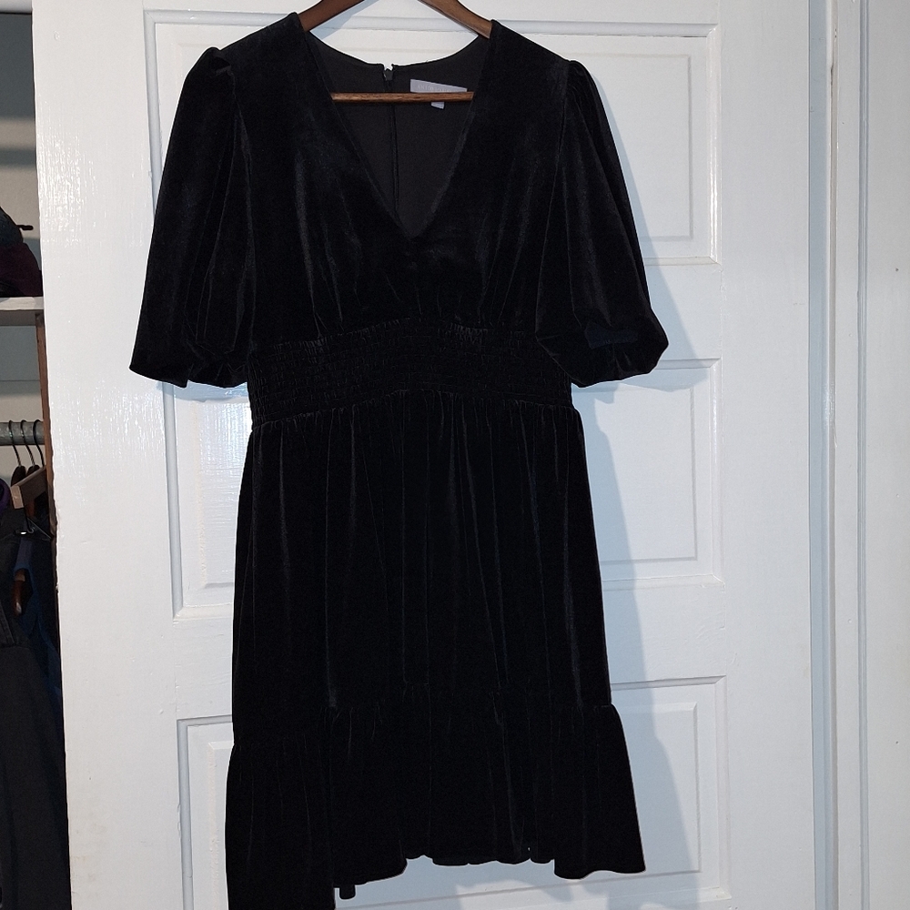 Black Velvet Antonio Melani Dress
